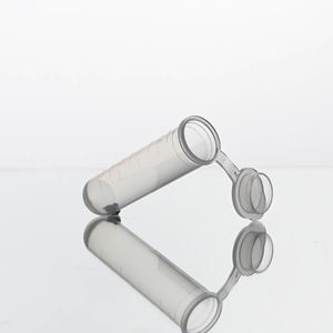 Tube de microcentrifugeuse gradué en polypropylène transparent de 0,6 ml, 1,5 ml, 2 ml, 5 ml, 10 ml - Product Image 1