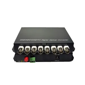 Hdcvi/Tvi Ahd Video Glasvezel Media Converters Voor Dahua/Ahd 1. 3mp/1mp Cvbs Signaal Camera Cctv