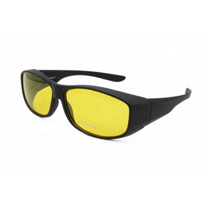 توصيل سريع نظارات شمسية بحافة كاملة مربعة مستديرة لاستخدام عدسات متوافرة باللون الأزرق الأسود الأحمر الأصفر البرتقالي عدسات مستقطبة - Product Image 4