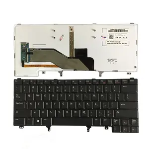 मूल Dell अक्षांश के लिए लैपटॉप कीबोर्ड E5420 E5430 E6220 E6230 E6320 E6330 Backlight के साथ अमेरिका लेआउट कीबोर्ड