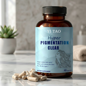 Aclarar la piel. Reduce eficazmente la pigmentación. Contiene antioxidante de vitamina C, suplemento de belleza vegano y fórmula para el cuidado de la piel. - Product Image 1