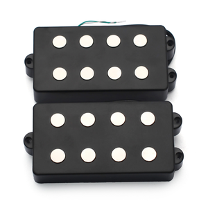 9,5 Lagerpole-Stücke <span class=keywords><strong>Musicman</strong></span> Humbucker-Bass-Tonabnehmer mit 4-Leiter-Draht für 4-saitige Bassgitarren - Product Image 1
