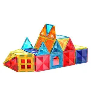 Hoye crafts creative rainbow stacking blocks construction magnet toys kids love magnetic building blocks