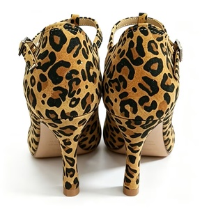 Evkoodance Chaussures de danse latine salsa <span class=keywords><strong>tango</strong></span> personnalisées pour femmes à talons hauts, dessus en daim synthétique, semelle extérieure en daim pour danseuses - Product Image 3