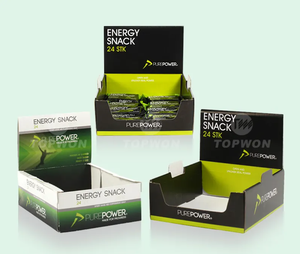 Holidaypac Fabriek Groothandel Energie Food Bars Verpakking Proteïne Bars Verpakking <span class=keywords><strong>Display</strong></span> Doos Snoep <span class=keywords><strong>Display</strong></span> Dozen - Product Image 4