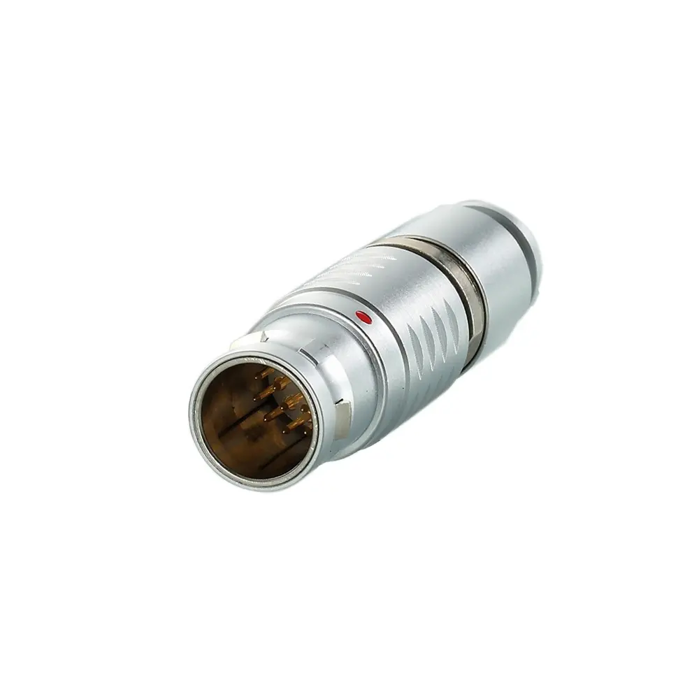 OEM Seri B 5 Pin Kabel Konektor Melingkar Industri Magnetik Male dan Female