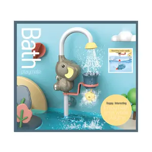 Водяной насос Elephant с управлением потоком воды, насадка для душа для детской ванны с носиком для багажника, ополаскиватель для ствола, ручки для удовольствия