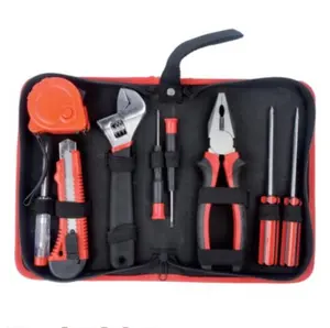 High quality custom design carbon steel or chrome vanadium material hand tools set in oxford bag