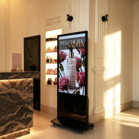Écran tactile haute définition LCD de 43, 50, 55, 65, 75, 85 pouces, totem sur pied, affichage publicitaire, kiosque pour magasin de détail