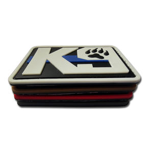 Patch 3d en caoutchouc PVC K9, emblème de Combat de pompier, patchs décoratifs tactiques, Badge de brassard - Product Image 3