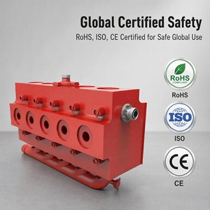 Bomba Hidráulica Quintuplex Roja para Aplicaciones de Bombeo de Lodo, Certificada por RoHS, ISO y CE - Product Image 1