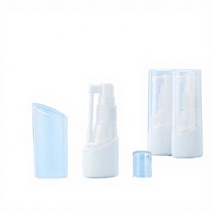 30ml 50ml White HDPE Liquid Medicine Oral & Nasal <b>Spray</b> <b>Bottle</b> Empty with Wide Cover - Product Image 2