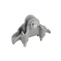 Colliers de suspension de type XGH pour câbles conducteurs, accessoires électriques en acier durable, matériau en alliage d'aluminium pour ligne de transmission