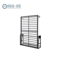 Utilisation directe ou cachée dans une armoire Mobilier intelligent peu encombrant Lit rabattable invisible en acier à tirette verticale avec tube en acier