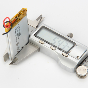 OEM tùy chỉnh Lipo Túi tế bào <span class=keywords><strong>523450</strong></span> 523455 1000mAh <span class=keywords><strong>Li</strong></span> ion 3.7V lithium có thể sạc lại <span class=keywords><strong>Polymer</strong></span> nhà sản xuất pin cho LED ánh sáng - Product Image 3