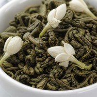 Thé vert au jasmin en vrac 500g – Ingrédient parfumé en gros pour les salons de thé et les boutiques de lait au thé