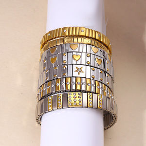 ป้ายโลหะอิตาลีแบบปรับได้ทำจากสเตนเลสสตีลสีเงินสีทองสไตล์อิตาเลียน - Product Image 2