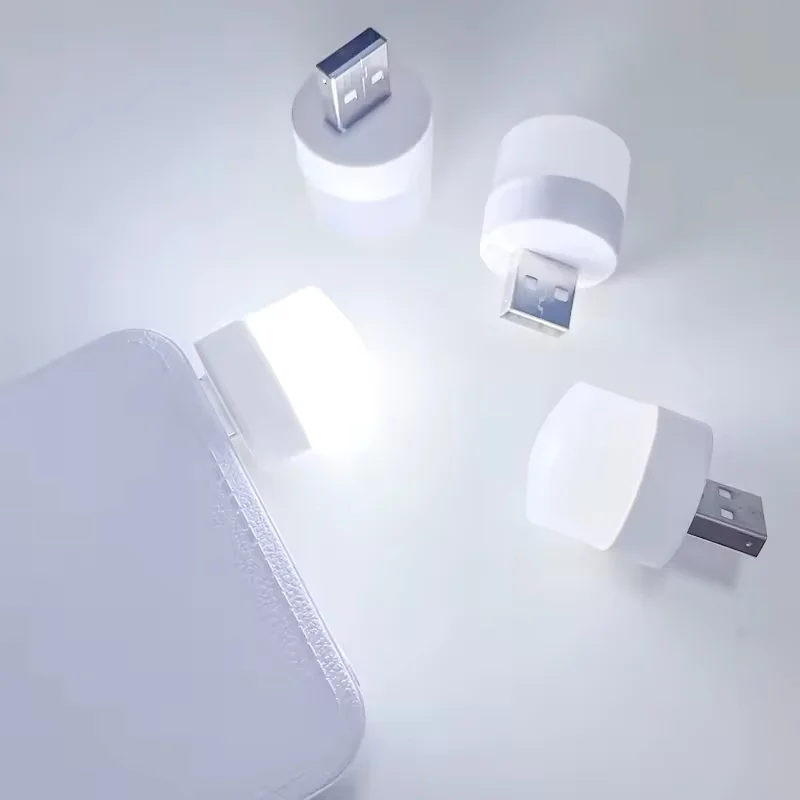 Мини-светодиодная USB-книжная лампа с подставкой для зарядки, круглый дизайн, ночник, защита глаз, зарядка, Power Bank