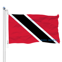 Drapeau de Tokelau 3x5 durable pour équipe sportive, bannière décorative murale intérieure, compatible avec les mât de drapeau pour l'extérieur de la maison