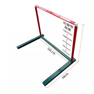 Vallas de Atletismo de Competición de Aleación de Aluminio de Grado Profesional - Ajustables para 100m/110m/400m con Base Antivibración para Estadios - Product Image 4