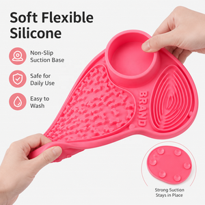 Custom Silicone Slow <b>Feeder</b> Dog Bowl with Lick Mat Non Slip Anti Choking Pet Feeding Bowl for Dogs <b>Cats</b> - Product Image 6