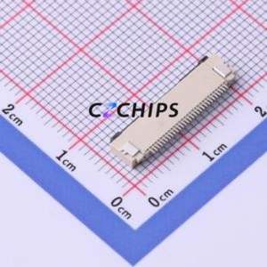 FC05-S29FCT-00 FFC/FPC Connector SMD,P=0.5mm,Horizontal Mount Connector Flip Cover Type Bottom Contact 29P 0.5mm - Product Image 2