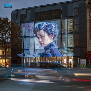 Ngoài trời trong nhà p3.91 glass trong suốt <span class=keywords><strong>LED</strong></span> hiển thị phim trong suốt video tường Màn hình hiển thị trong suốt <span class=keywords><strong>LED</strong></span> hiển thị - Product Image 1