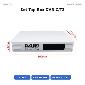 เครื่องรับสัญญาณภาคพื้นดิน DVB-T2/C HEVC รองรับหลายภาษา HD USB AV สำหรับโครงการ ERI-DVBCT2HD006 8MB - Product Image 3