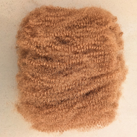 Extensioni per capelli afro kinky in fibra sintetica non infiammabile, resistenti alle alte temperature, con trama singola pieghevole da 14 pollici, 100g, per trecce di donne nere, in confezione bulk