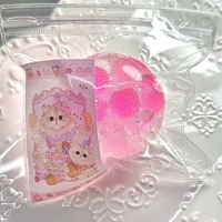 Balle anti-stress transparente en TPR de la série Maltose, faite à la main, 6 cm, jouet à presser, cadeau pour enfants et adultes, temps de détente