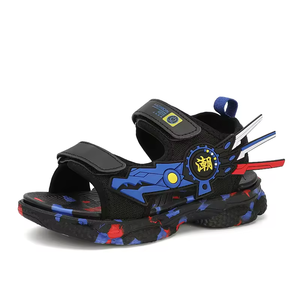 Sandales Enfant en Gros 2025 Nouvelle Collection Été Garçons Chaussures de Sport à Plateforme Souple Antidérapantes Sandales de Sport Tendance Chaussures de Plage pour Garçons - Product Image 5