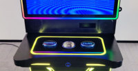 Ventes directes d'usine 43 pouces écran tactile machine de jeu d'arcade verticale armoire en métal avec imprimante et option d'accepteur de facture