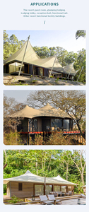Carpa Glamping Multiusos de Gran Tamaño, Casa de Campo al Aire Libre con Baño para <span class=keywords><strong>Restaurante</strong></span> y Cafetería - Product Image 4
