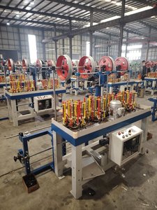 Halat NET çin örgü makinesi fabrika 16 dles 4 kafaları ayakkabı bağı çizim kordon dize çadır halat örgü makinesi - Product Image 6