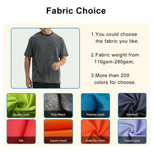 HIC 2025 – Nouveau T-shirt d'été à manches courtes, coupe classique, en coton/élasthanne épais (300g), effet vieilli, personnalisable avec votre logo – Qualité supérieure - Product Image 5