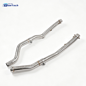 ระบบท่อไอเสียแบบดาวน์ไปป์สมรรถนะสูงสำหรับ Mercedes-Benz ML63 AMG W166 M157 5.5T V8 Biturbo ผลิตจากเหล็ก 304 ติดตั้งได้โดยตรง - Product Image 3