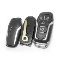 Carcasa de llave inteligente con llave de emergencia, carcasa de llave plegable, funda para llave de coche, cubierta para llavero