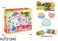 Kits de peinture au diamant DIY pour enfants, vente chaude 2025, mignons, accessoires de mosaïque, outils et autocollants pour garçons et filles