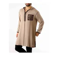 Yeni tasarım rahat müslüman İslam giyim thobe abayah etnik thobe dubai erkekler kurta tasarımları pakistani