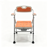 Chaise de douche médicale durable certifiée CE avec embouts en caoutchouc antidérapants, unisexe, pour la sécurité des personnes âgées dans la salle de bain, garantie 1 an