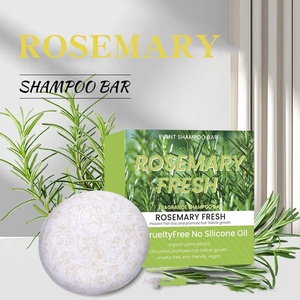 Barre de shampooing au romarin naturel biologique en gros personnalisé réparation de logo cheveux shampooing barre de savon pour les femmes - Product Image 5