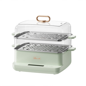 Vaporera eléctrica Little Bear DZG-C90G3 de 8-10L de dos niveles con temporizador y función para mantener el calor para uso doméstico - Product Image 5