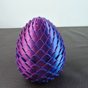 Multi-color 3D Printed Dragon <b>Egg</b> with Transformable Design Stress-relief Squeeze <b>Toy</b> for Boys and Girls Ages 15+ to Collect - Product Image 4