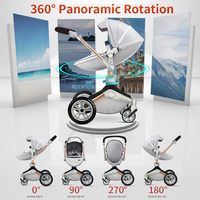 Poussette bébé portable et pliable personnalisée Hot Mom pour les tout-petits de 0 à 3 ans, idéale pour les voyages