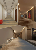 Personnalisé luxe commercial cinq étoiles hôtel casino salle de conférence club couloir Akminster mur à mur imprimé tapis