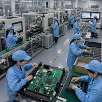 Service d'assemblage de circuits imprimés multicouches HDI de haute qualité et durables en matériau Rogers avec finition de surface ENIG, blindage RF/EMI, ODM OEM