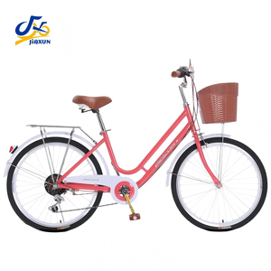 Bicicletta da città classica da <span class=keywords><strong>donna</strong></span> con telaio in acciaio da 24/26 pollici, monovelocità, disponibile all'ingrosso per spedizione rapida - Product Image 2