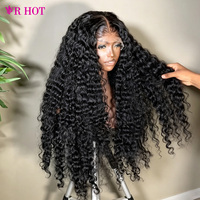 Perruques en cheveux humains bouclés profonds 13x4 13x6 en gros, sans colle, en dentelle frontale HD, origine Vietnamienne, pour femmes noires
