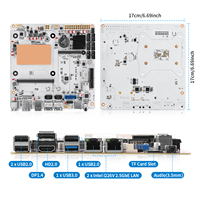 Motherboard CWWK M2 N150 Nas 6-Bay, Slot PCIe 3.0 X4, Dual NVMe, 2x 2.5GbE I226V LAN, 6x SATA3.0, 4C/4T, Mini ITX PC Mainboard