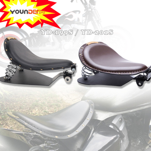 Servicio Integral de Asiento de Motocicleta Estilo Retro Vintage para Moto, Asiento Individual para <span class=keywords><strong>Harley</strong></span> Chopper Bobber - Product Image 4
